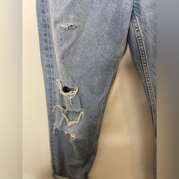 H&M & denim jeans low waist distressed, boyfriend, jeans size 28 - Picture 5 of 11